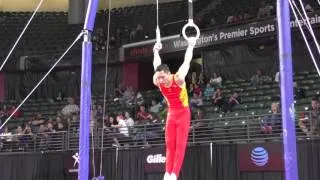 Cai Weifeng (CHN) - Still Rings - 2016 Pacific Rim Championships Team/AA Final