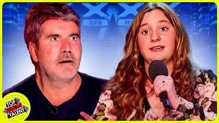 SIMON COWELL STOPS 16 YEAR OLD FROM SINGING In Her Audition!  Watch What happens NEXT!