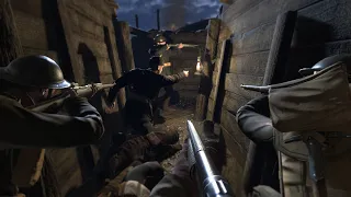 Verdun | Battle of Champagne | U.S. Doughboys/Marines Gameplay | (NO HUD) | Realistic WWI Experience