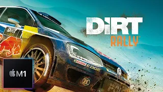 MacBook Pro 13 || Apple M1 || Dirt Rally Benchmark || 1050p || Rosetta 2 ||