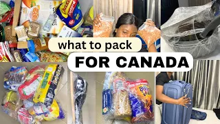 Foodstuffs packed for hubby to Canada| Compact packing of luggages | Wrapping items properly