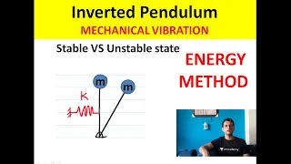 Stability of Inverted pendulum || Oscillation || Vibration problem || Equation of Motion