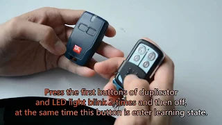 How to copy a BFT MITTO 2 remote control with YET019-D4