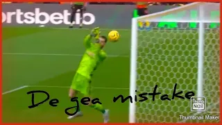 De Gea’s mistake vs Watford