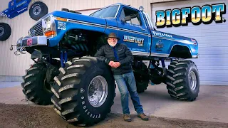 «BigFoot»  -  самый первый "монстр-трак" и его создатель Боб Чендлер!