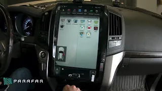 Toyota Land Cruiser 200 - магнитола Android в стиле Тесла