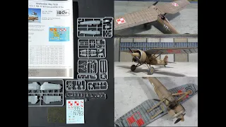 PZL P 11a 1/72 IBG unboxing and build.