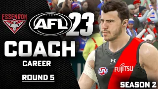 In TROUBLE - AFL 24  - Manager Mode Essendon - Round 5