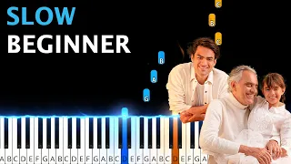 The Greatest Gift | SLOW BEGINNER CHRISTMAS PIANO TUTORIAL + SHEET MUSIC by Andantino [4K]