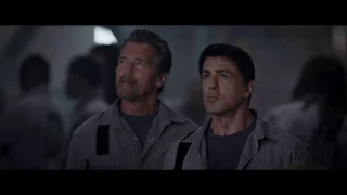 Escape Plan - Arnold Schwarzenegger vs Sylvester Stallone Fight