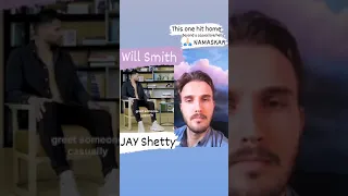 Will Smith Explains Significance Of Namaskar ❤️🙏🏻🌍 #Short #jayshetty #jayshettypodcast