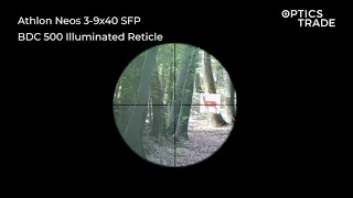 Athlon Neos 3-9x40 SFP Reticle BDC 500 Illuminated | Optics Trade Reticle Subtensions