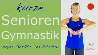 🍏17 min. Senioren-Gymnastik im Stehen für Zwischendurch | ohne Geräte, im Stand