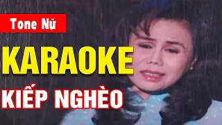 Kiếp Nghèo Karaoke Tone Nữ | Thanh Tuyền | Asia Karaoke Beat Chuẩn