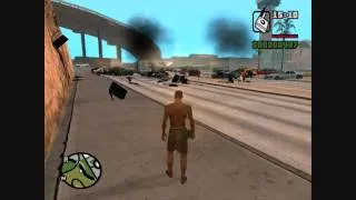 GTA San Andreas - Huge Highway Explosion