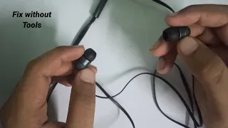 How to fix earphones no sound from one side without tools