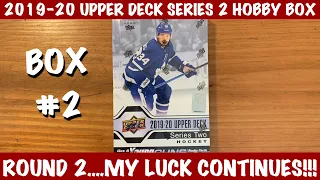 2019-20 Upper Deck Series 2 Hobby Box Break