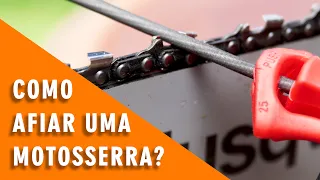 TUTORIAL - Afiação da Corrente da Motosserra