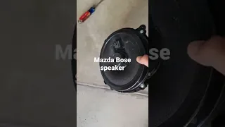 Mazda Bose speaker issue