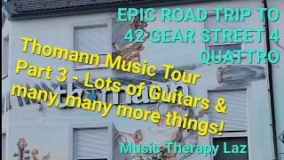 EPIC ROAD TRIP to 42 GEAR STREET 4 "QUATTRO" - Thomann Music Tour Part 3