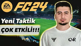FC 24 YENİ TAKTİK KEŞFETTİM !!! FC 24 EN ETKİLİ TAKTİKLER...