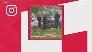 Video circulates of Atlanta cop kicking woman in head