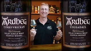 Ardbeg - Corryvreckan 57,1 % vs. Uigeadail 54,2 % Vol.