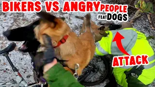 Angry People VS Bikers 2023 - Best Motorcycle Road Rage | Dog Attack