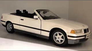 BMW E36 325i Convertible 1:18 Scale Diecast by Maisto