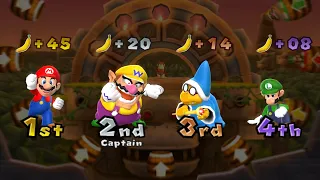 Mario Party 9 - Mario vs Luigi vs Wario vs Magikoopa - DK's Jungle Ruins