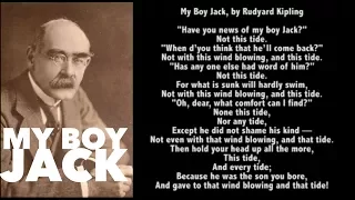 'My Boy Jack' by Rudyard Kipling