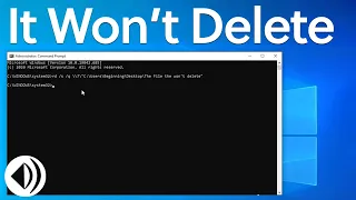 How to Delete "The system cannot find the file specified" Error