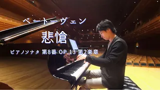 ベートーヴェン：ピアノソナタ第8番『悲愴』第2楽章 / Beethoven: Piano Sonata No.8 Op.13 2nd.Mov 小瀧俊治（ピアノ）
