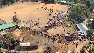 Aerial view of Laii Day’s place of celebration