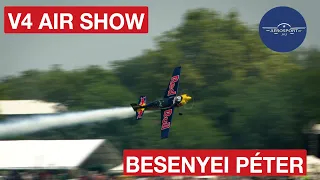 Besenyei Péter bemutatója a Corvus Racer 540-es géppel, a 2021-es Dunakeszi V4 Air Show-n -AEROsport