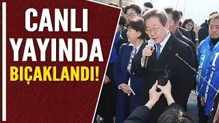 CANLI YAYINDA BIÇAKLANDI!