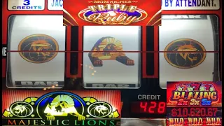 Got Em! 2x 3x 5x Blazing 777 + MGM Exclusive Slots! Majestic Lions & MGM Riches Triple Ruby slots!