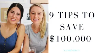 HOW A MILLENNIAL SAVED $100,000 IN 3 YEARS ♥ 9 TIPS FOR SAVING MONEY || SugarMamma.TV