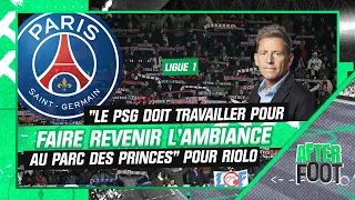 Ligue 1 : "Le PSG doit travailler pour faire revenir l’ambiance au Parc des Princes", insiste Riolo