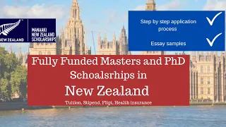 Manaaki New Zealand Scholarships (Step by Step Application Process with Essay samples) Part 1