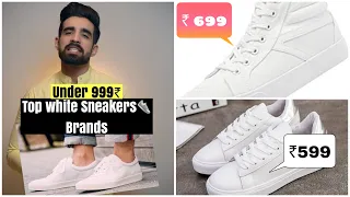 Top WHITE SNEAKERS👟 under ₹999 *Links* #shorts #whitesneaker