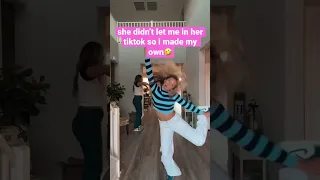 SHE DID THIS‼️😱 #shorts #sisters #tiktok #dance #siblings