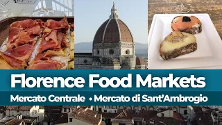 Florence Food Markets! - Mercato Centrale - Mercato di Sant'Ambrogio | Florence, Italy | Full Tour