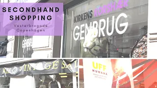 Secondhand Shopping - Vesterbrogade Copenhagen