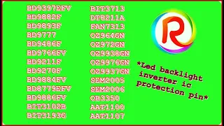 *led backlight inverter ic protection pin*