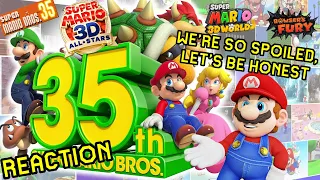 Damn It's Good to be a Mario Fan | Super Mario 35th Anniversary Direct Reaction