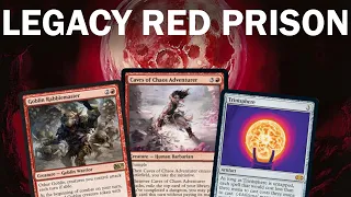 WHEN THE MOON HITS YOUR EYE! Legacy Mono Red Moon Stompy Prison! Fable, Rabblemaster, Adventurer MTG