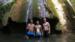 Hiking With Friends to Devil's Gulch Waterfall via Bridge to Nowhere | Los Angeles