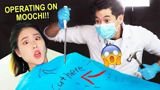 Doing SURGERY on MYSELF *PAINFUL* - Time of the Month #11 | MiniMoochi