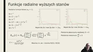 Wykład 6 cz. 1 Wstęp do mechaniki i chemii kwantowej.